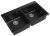 Кухонная мойка Rivelato X-90-2D nero 87x52 из кварцевого композита