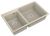 Кухонная мойка Rivelato X-90D beige scuro 87x52 из кварцевого композита, темно-бежевый