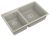 Кухонная мойка Rivelato X-90D topazio 87x52 из кварцевого композита, топаз