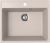 Кухонная мойка Ulgran Quartz forte Forte 580-10 58x50 из кварцевого композита