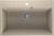 Кухонная мойка Ulgran Quartz forte Forte 760-03 76x51 из кварцевого композита