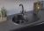 Кухонная мойка Ulgran Quartz nora Nora 750-08 75x50 из кварцевого композита