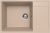 Кухонная мойка Ulgran Prima 760 Prima 760-03 76x50 из кварцевого композита