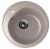 Кухонная мойка Ulgran U-101 U-101-302 50x50 из искусственного камня, песочный