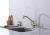 Смеситель для кухни Raglo R80 R80.62.03 с подключением фильтра и гибким изливом, золотой сатин
