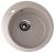 Кухонная мойка Ulgran U-405 U-405-302 50x50 из искусственного камня, песочный