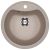 Кухонная мойка Ulgran U-601 U-601-302 51x51 из искусственного камня, песочный