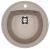 Кухонная мойка Ulgran U-603 U-603-302 52x52 из искусственного камня, песочный