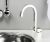 Смеситель для кухни WasserKRAFT Aller 1060 white 1067W, белый/хром
