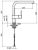 Смеситель для кухни Webert Kitchen dado DA920302015