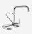 Смеситель для кухни Webert Kitchen window WD920702015