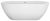 Акриловая ванна BelBagno Uno BB701-1600-730-K 160x73, белая