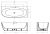 Схема ванны Cezares CZR-STYLUS-CORNER-180-80-59-R