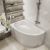 Акриловая ванна Timo Iva IVA1610L-KTIVA16-SPV1505-T-CM-T-BM-T-CT 160x100, белая