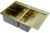 Кухонная мойка OMOIKIRI Akisame 78-2-LG-L 4973087 78x51 стальная, светлое золото