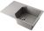 Кухонная мойка OMOIKIRI Yonaka 78-LB-GR 4993339 78x51 из искусственного гранита, leningrad grey