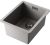 Кухонная мойка OMOIKIRI Kata 34-U-GR 4993383 34x42 из искусственного гранита, leningrad grey