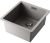 Кухонная мойка OMOIKIRI Kata 40-U-GR 4993397 40x42 из искусственного гранита, leningrad grey