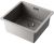 Кухонная мойка OMOIKIRI Kata 44-U-GR 4993404 44x42 из искусственного гранита, leningrad grey
