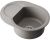Кухонная мойка OMOIKIRI Sakaime 60E-GR 4993544 60x47 из искусственного гранита, leningrad grey