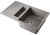 Кухонная мойка OMOIKIRI Sakaime 78-2-GR 4993559 78x50 из искусственного гранита, leningrad grey