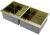 Кухонная мойка OMOIKIRI Taki 86-2-U/IF-LG 4993792 86.5x44 стальная, светлое золото