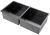 Кухонная мойка OMOIKIRI Taki 86-2-U/IF-GM 4993793 86.5x44 стальная, вороненая сталь