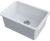 Кухонная мойка OMOIKIRI Torishima 67-U/I-WH GLOSSY 4993866 67.3x48.3 керамическая, белый глянцевый