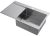Кухонная мойка OMOIKIRI Akisame 86-IN-R Side 4997042 86x51 стальная, сталь
