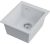 Кухонная мойка OMOIKIRI Omishima 41-U-WH Glossy 4997514 41x48 керамическая, белый глянцевый