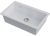 Кухонная мойка OMOIKIRI Omishima 76-U-WH Glossy 4997516 76x48 керамическая, белый глянцевый