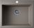 Кухонная мойка OMOIKIRI Omishima 60-DG Matt 4997544 60x51 керамическая, dust grey матовый