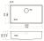 Схема кухонной мойки OMOIKIRI Omi 73-U/I Ultra-IN