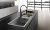 Кухонная мойка OMOIKIRI Sintesi 116-GR 4997124 116x50 из искусственного камня, leningrad grey