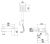 Схема смесителя для ванны Fmark FALSE FS8624-1Q